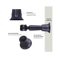 Manwan Holden Wand Holder - Black Plum