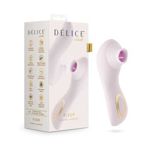 Blush Delice Fleur Suction Vibe - Púrpura Suave