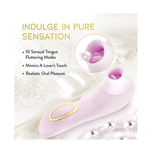 Blush Delice Fleur Suction Vibe - Barely Purple