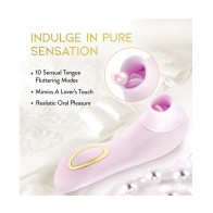 Blush Delice Fleur Suction Vibe - Barely Purple