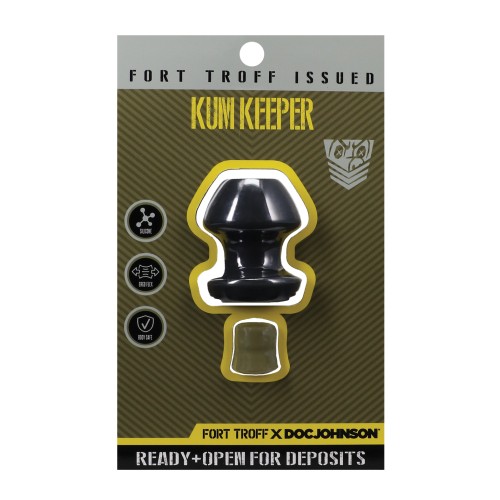 Fort Troff Kum Keeper Anal Plug Small Black