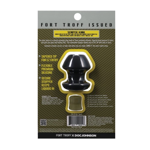 Plug Anal Kum Keeper Pequeño Negro