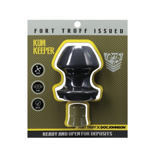 Fort Troff Kum Keeper Anal Plug - Large, Black