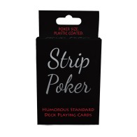 Strip Poker Mazos de Cartas Temática Stripper