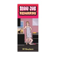 Blow Job Rewards 10 Vouchers Set