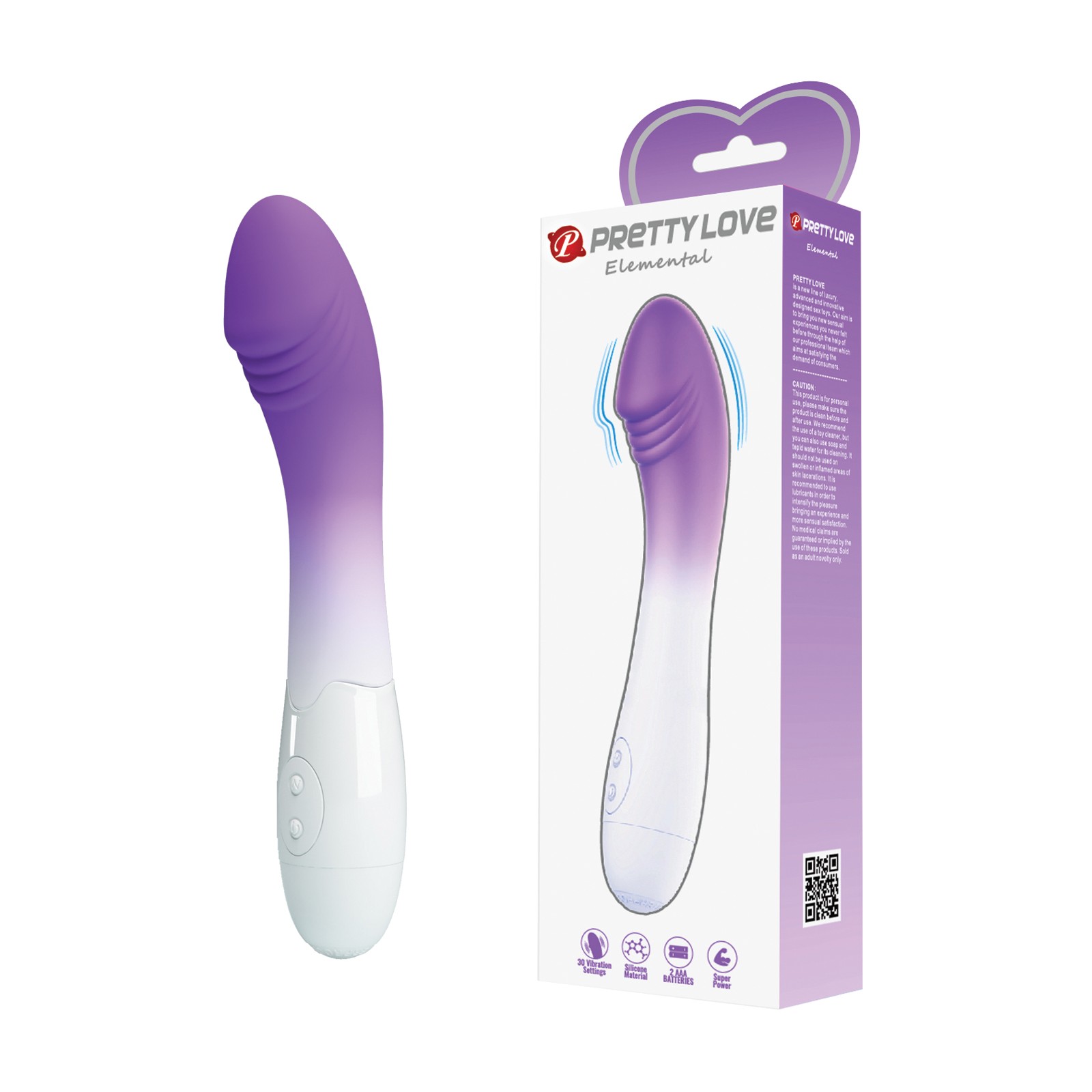 Pretty Love Elemental G-Spot Realistic Vibrator