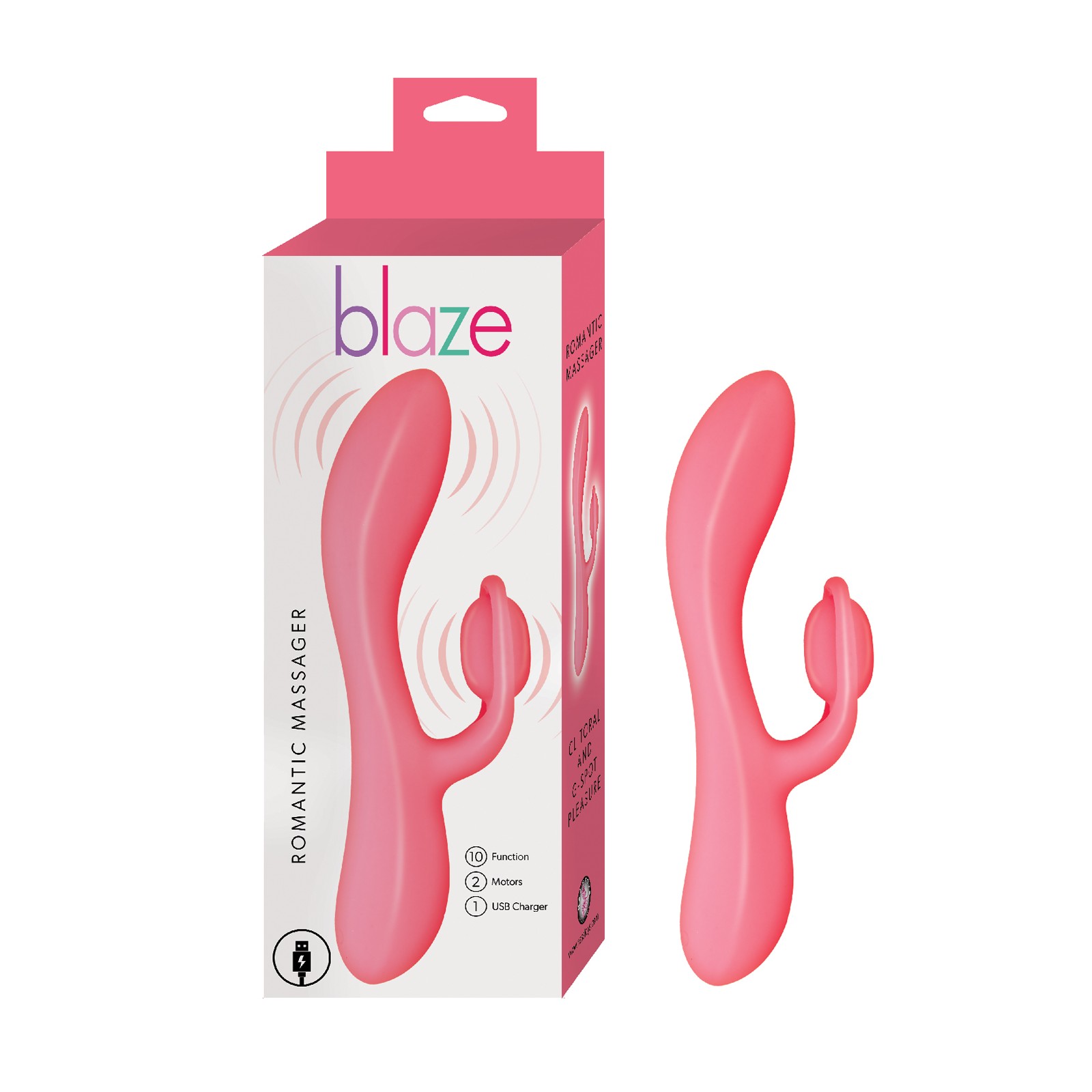 Blaze Romantic Massager Red