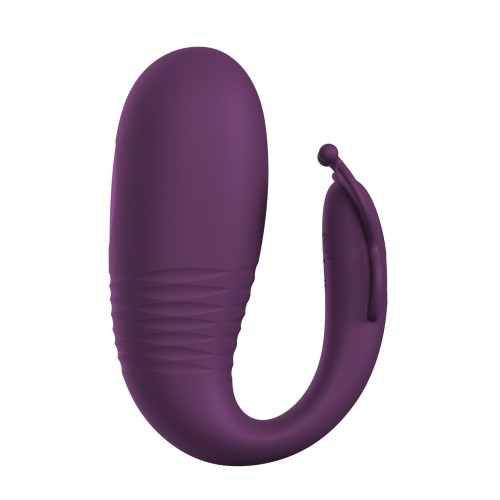 Pretty Love Klay App-Enabled Thrusting Hands-Free Vibrator Purple