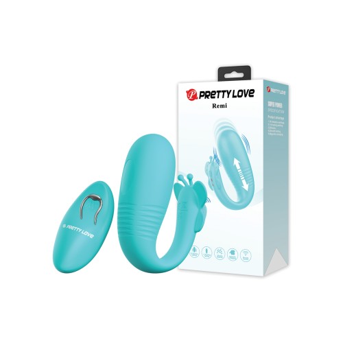 Pretty Love Remi Thrusting Vibrator Aqua