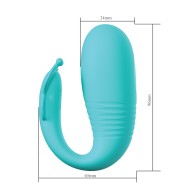 Pretty Love Remi Thrusting Vibrator Aqua