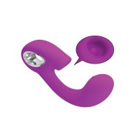 Pretty Love Sibel Tapping Rabbit G Vibrator Fuchsia