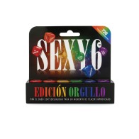 Juego de Dados Sexy 6 Edición Orgullo