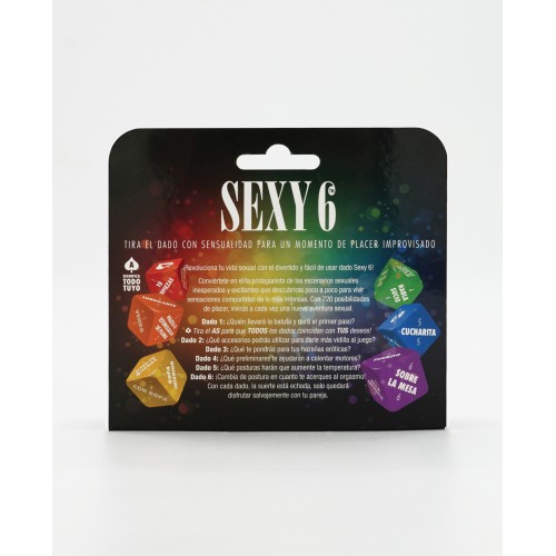 Juego de Dados Sexy 6 Edición Orgullo