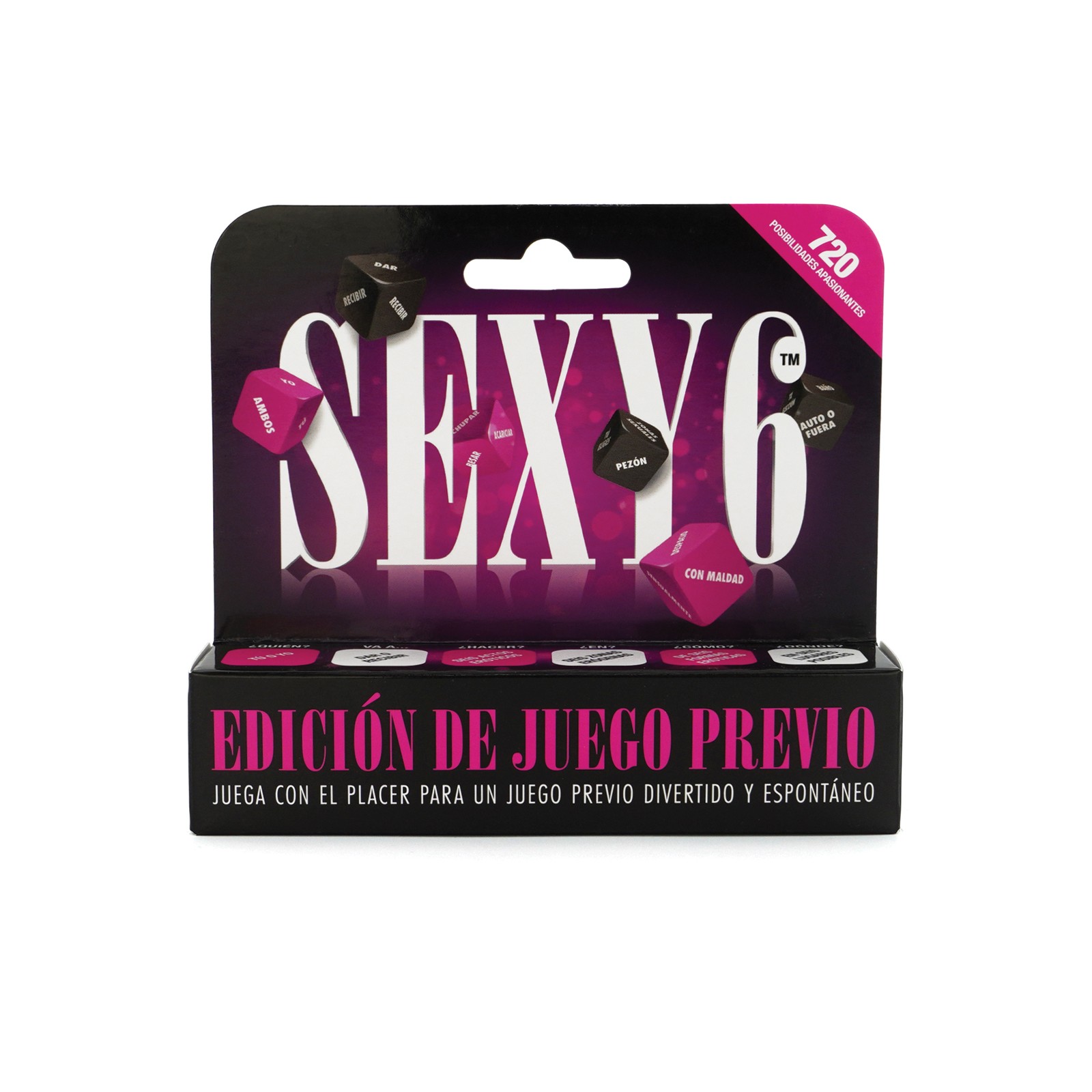 Sexy 6 Foreplay Dice Spanish Edition