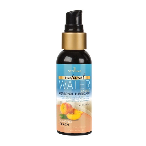 Hidratante Personal a Base de Agua Natural Sensuva 2 oz Durazno