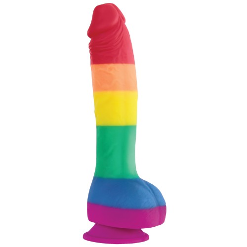 Colours Pride 8 Inch Dong with Powerful Suction Cup