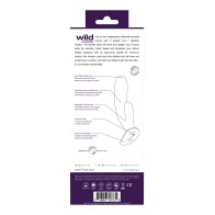 Vibrador Dual Recargable Wild - Púrpura