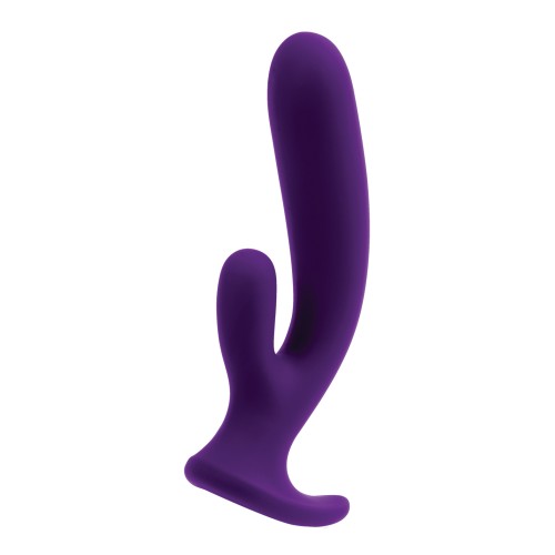 Vibrador Dual Recargable Wild - Púrpura