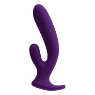 Vibrador Dual Recargable Wild - Púrpura