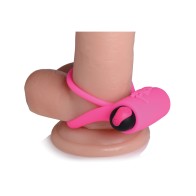 Bang Vibrating Cock Ring and Remote Control - Pink