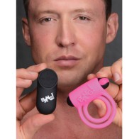 Bang Vibrating Cock Ring and Remote Control - Pink