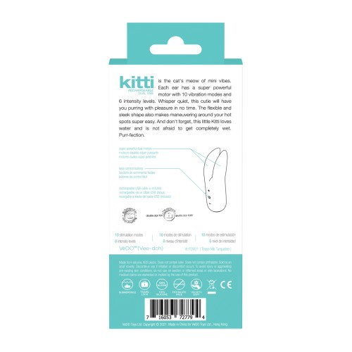 VeDO Kitti Vibrador Doble Recargable - Diversión Potente