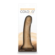 Dong Vibrador de 7 Pulgadas Colours Pleasures - Blanco