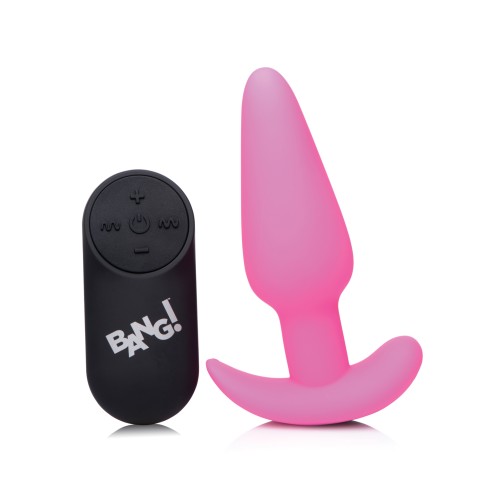 Bang! 21X Vibrating Butt Plug for Intense Pleasure