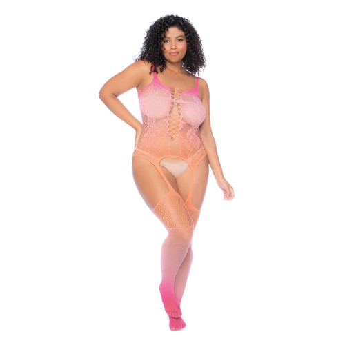 Body Floral Ombre Rosa