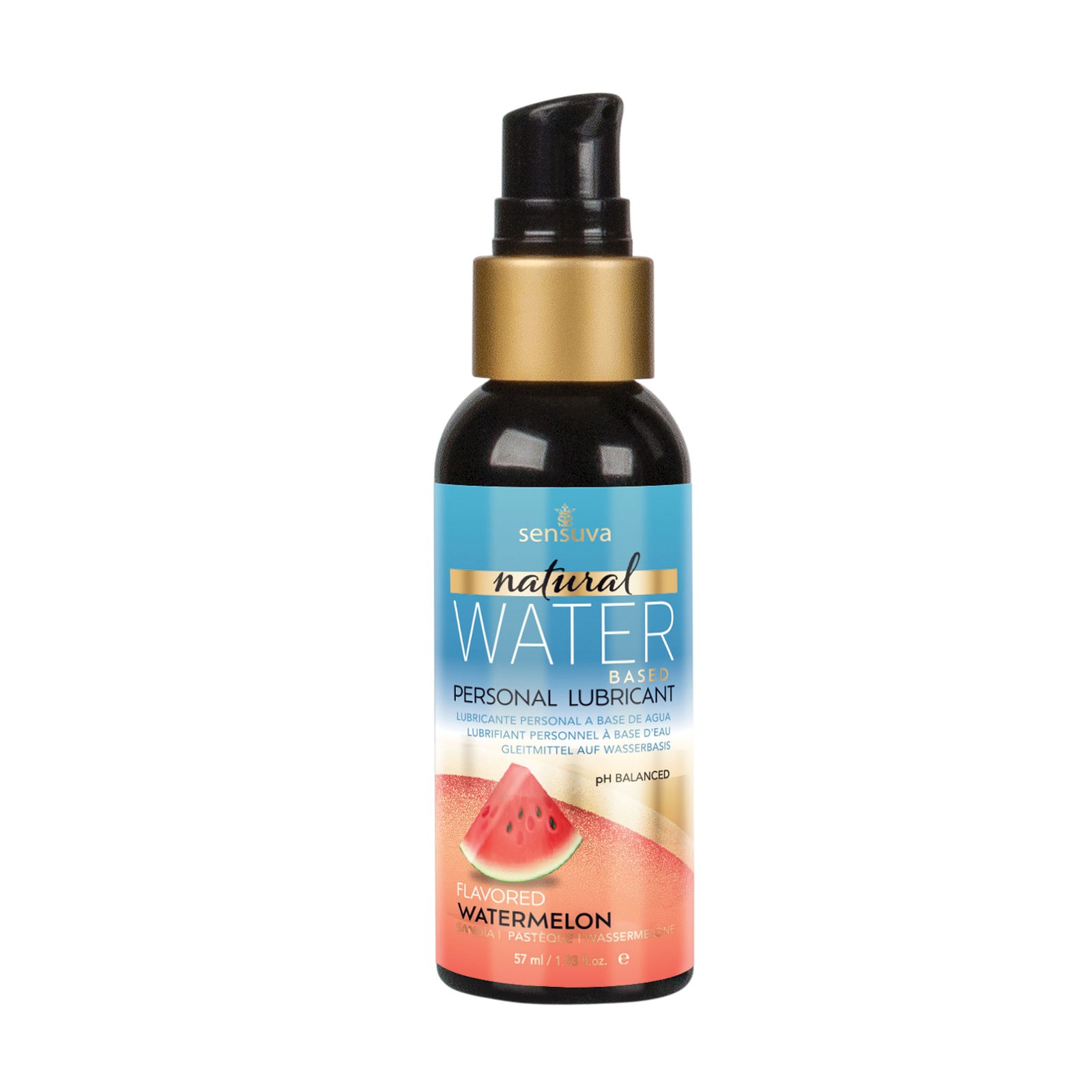 Sensuva Natural Water Based Personal Moisturizer 1.93 oz Watermelon