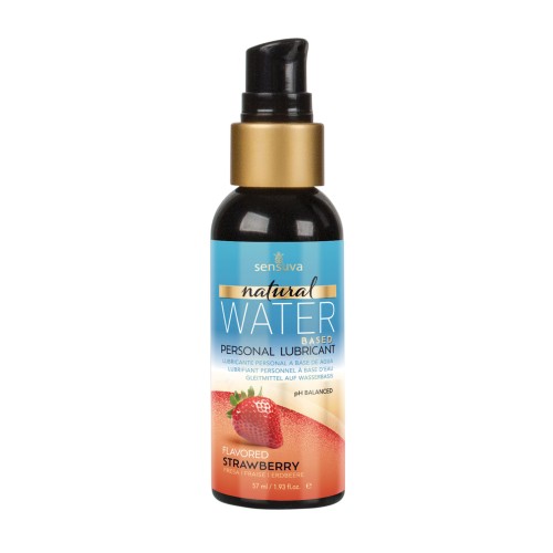 Sensuva Natural Water Based Personal Moisturizer - Strawberry