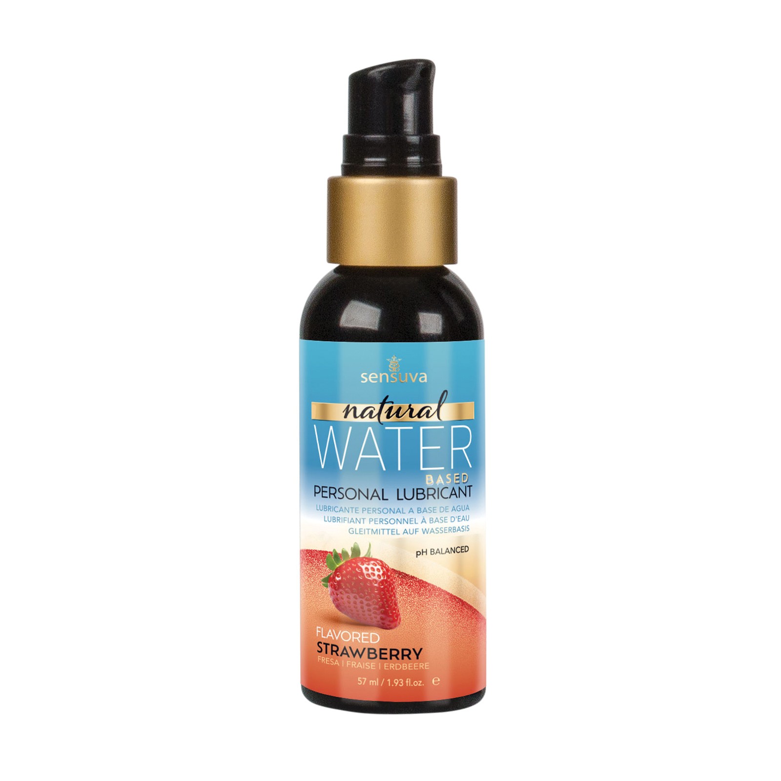 Sensuva Natural Water Based Personal Moisturizer - Strawberry