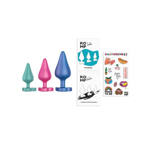 Kit de Plug Anal ROMP Luster - Multicolor