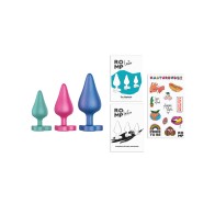 Kit de Plug Anal ROMP Luster - Multicolor