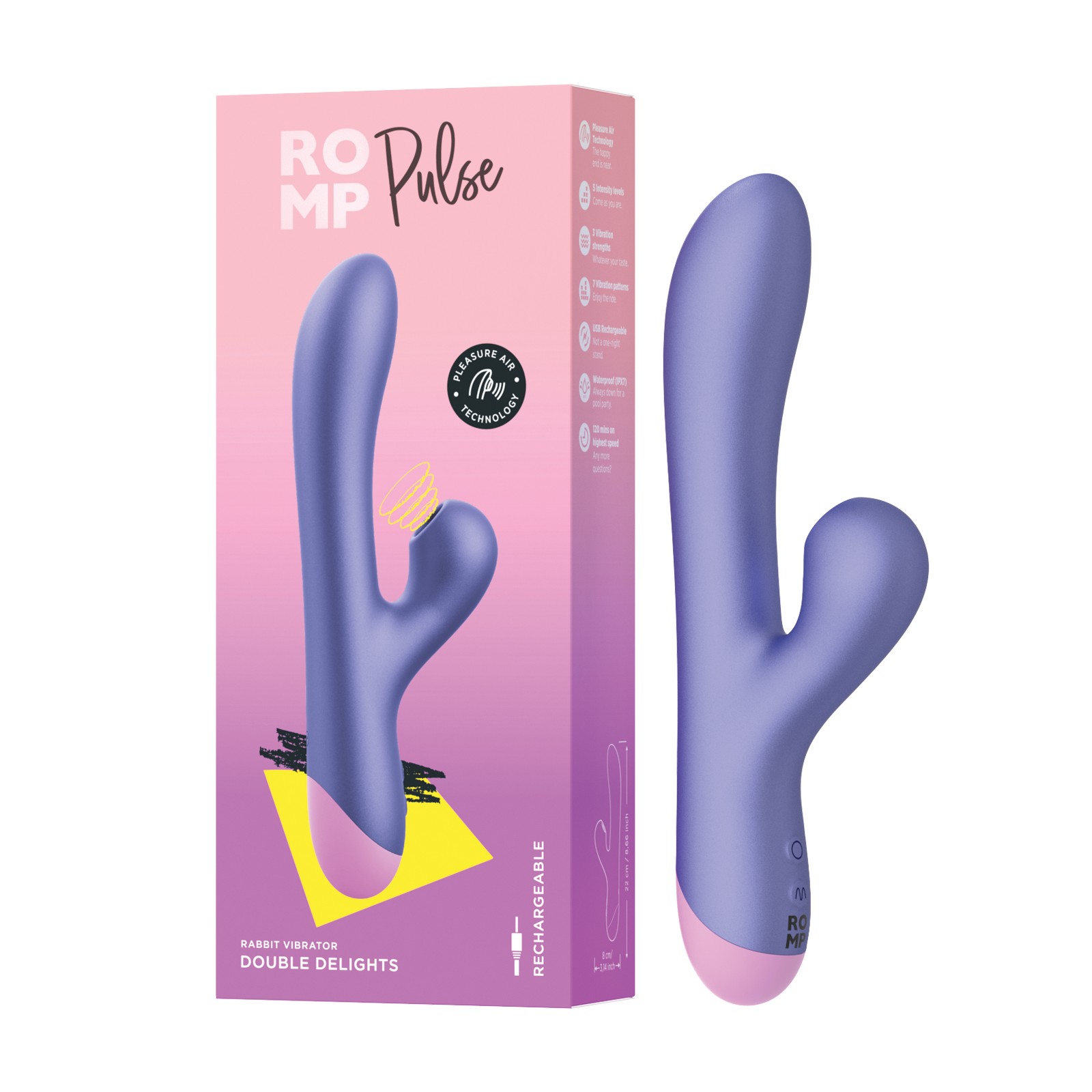 ROMP Pulse Air Pulse Rabbit - Purple