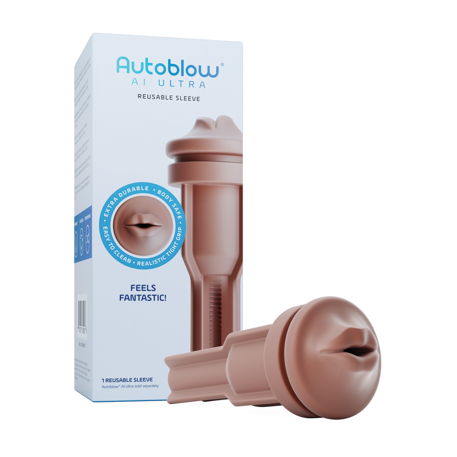 Autoblow AI Ultra Mouth Sleeve Brown