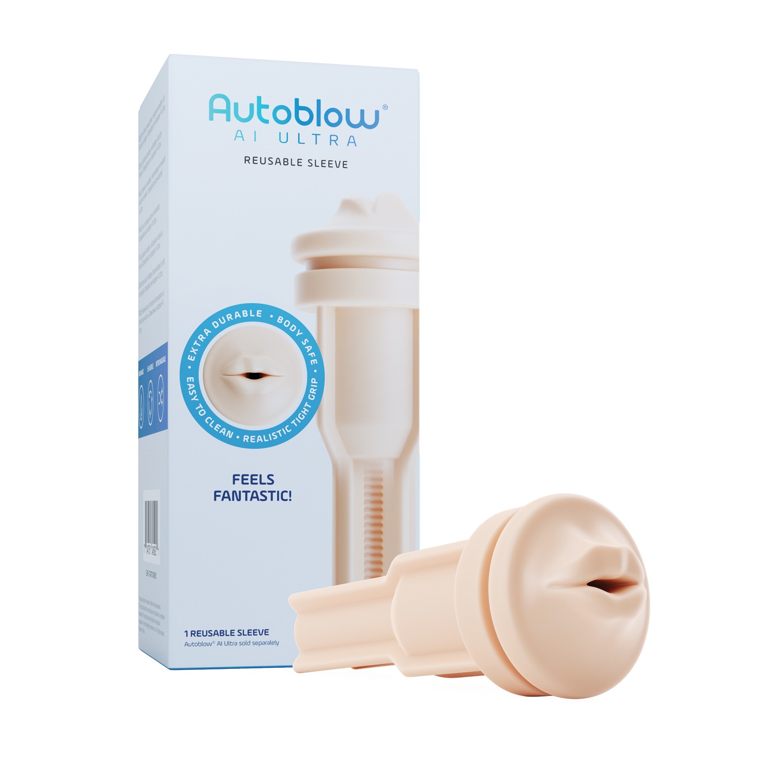 Autoblow AI Ultra Mouth Sleeve Beige