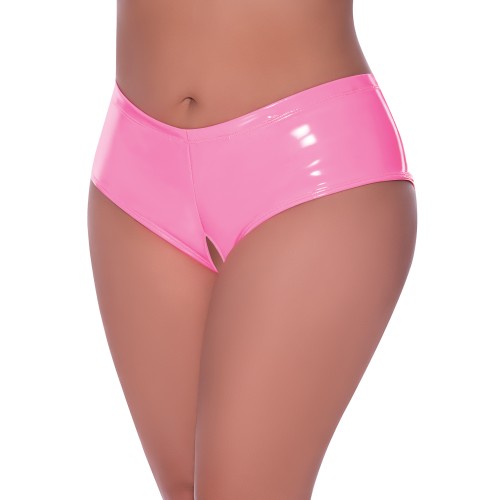 Club Candy Low Rise Boy Short with Split Crotch