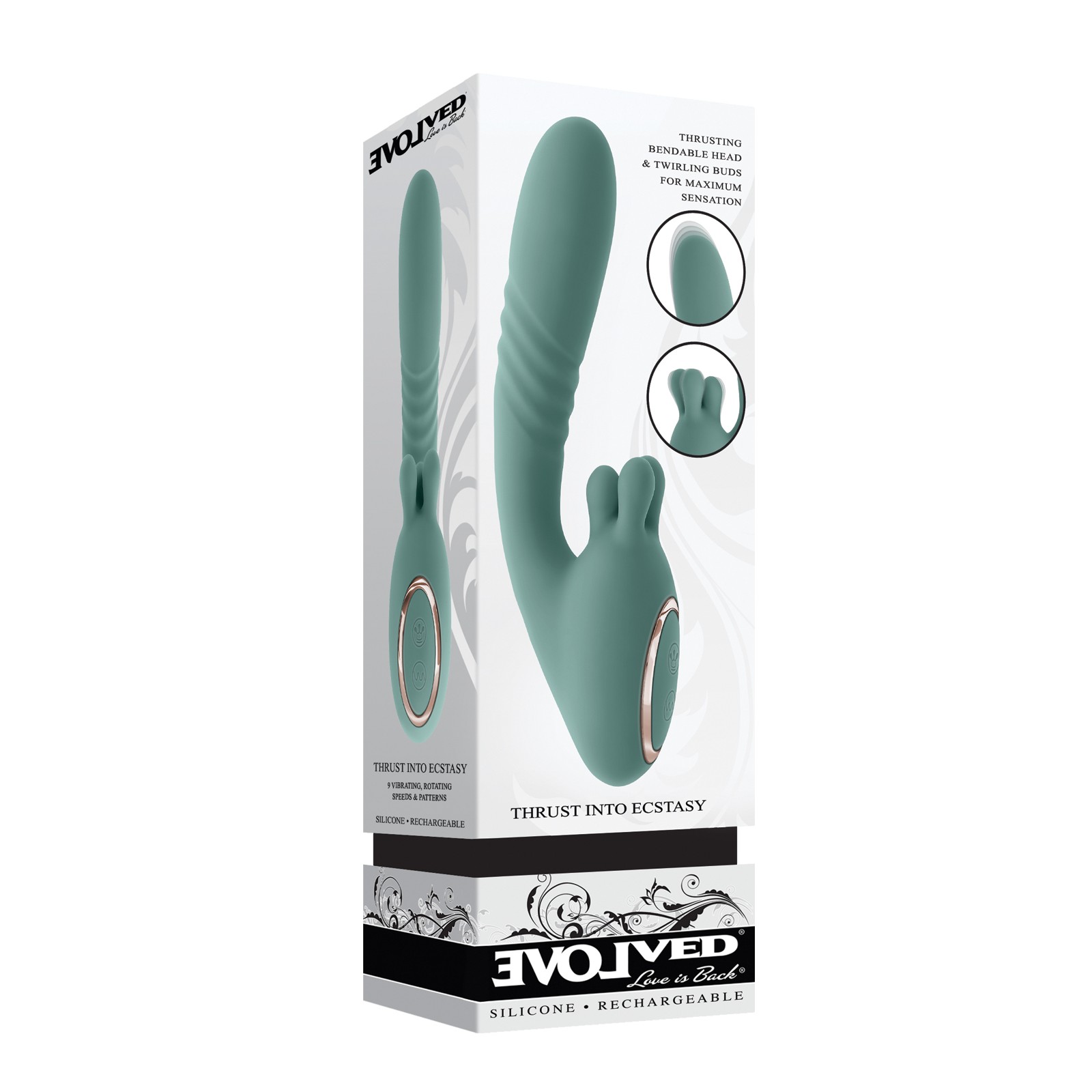 Evolved Thrust into Ecstasy Rabbit Vibrator Mint