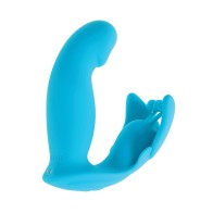 Vibrador Conejito Evolved Spread Your Wings Azul