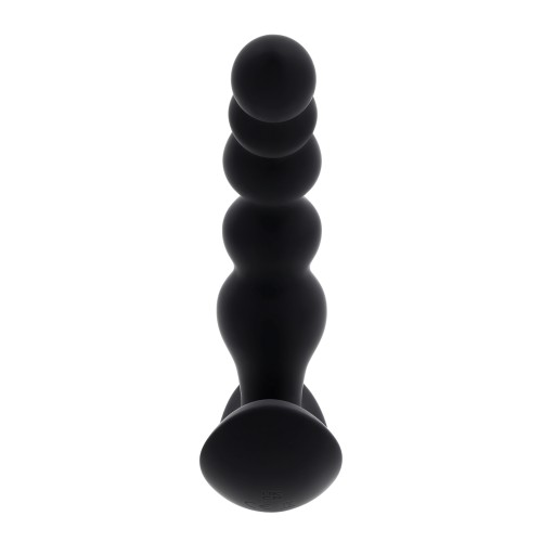 Evolved Curved Anal Vibrator Remote Control Black