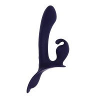 Vibrador Strap-On Conejito Control Remoto Evolved - Púrpura