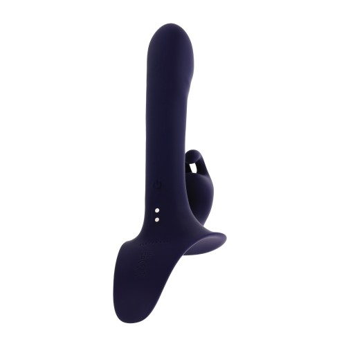 Evolved Remote Controlled Strap-On Bunny Vibe Purple