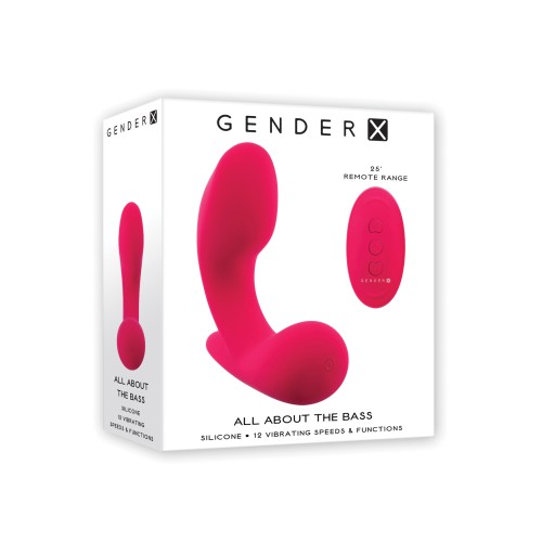 Gender X Curved Stimulator with Remote Control Pink