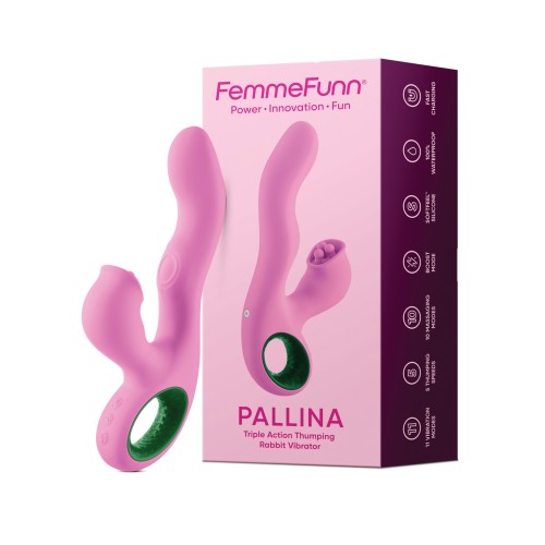 Femme Funn Triple Action Rabbit Pink