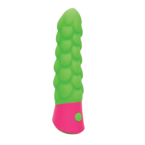 Rave Ripple Vibrator Green Pink