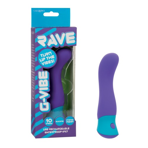 Rave G-Vibe Curved Massager Purple Blue