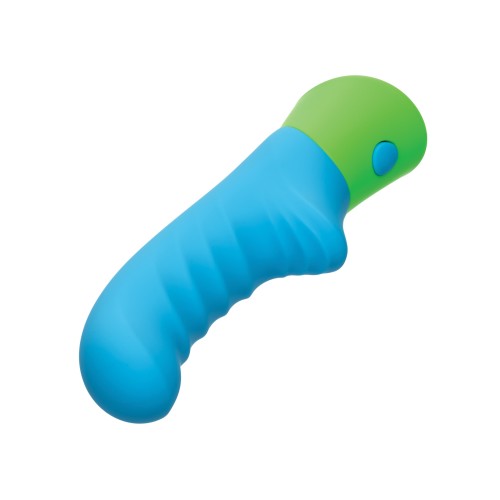 Rave Ridged-G Massager Blue Green