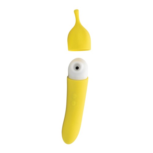 Natalies Toy Box Banana Cream Air Pulse G-Spot Vibrator Yellow