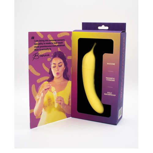 Natalies Toy Box Banana Cream Air Pulse G-Spot Vibrator Yellow